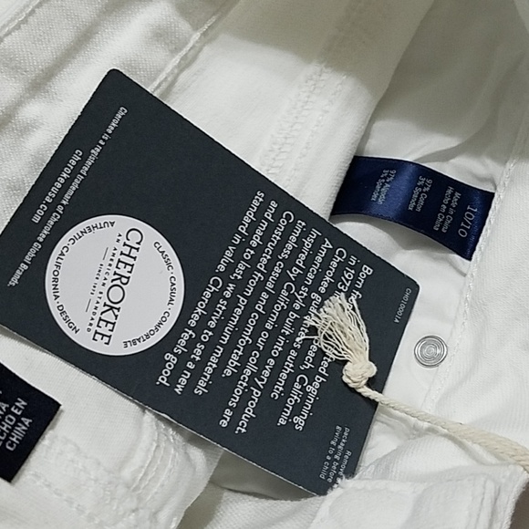 NWT! CHEROKEE HERITAGE WHITE JEANS - Picture 8 of 8